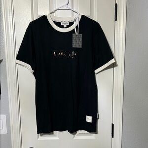 Fashion Black and White mens Tee